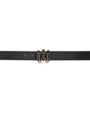 Amiri 'Ma' Core Logo Belt - Black