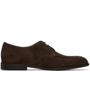 Paul Smith Suede Carlo Derbys - Black