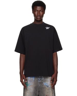 we11done 'Wd' Logo T-Shirt - Black
