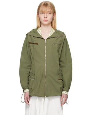 TALIA BYRE Hooded Jacket - Green