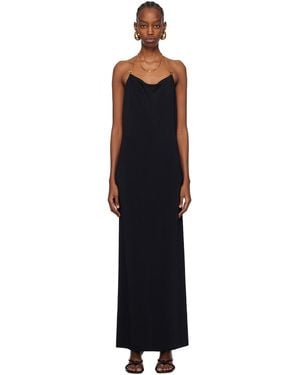 Bottega Veneta Black Chain Maxi Dress