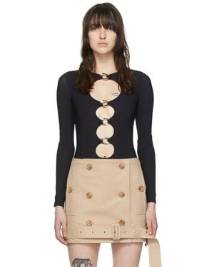 Burberry ブラック ナイロン ボディスーツ