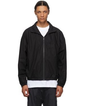 Marcelo Burlon Black Logo Tech Track Jacket
