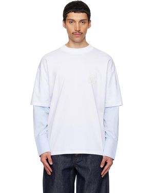 Egonlab Sculpted Cotton Shirt T-Shirt - White