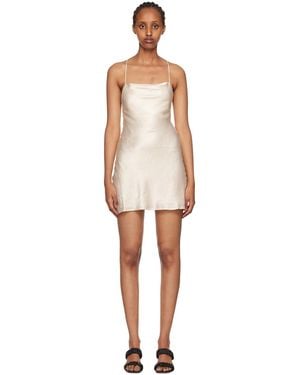 Third Form Off- Crush Bias Minidress - Black