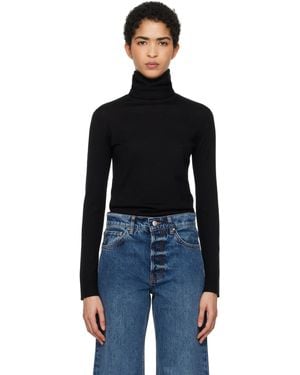 Anine Bing Ethan Turtleneck - Black