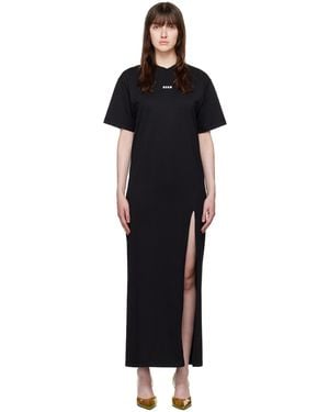 MSGM Oversized Maxi Dress - Black