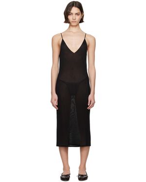 High Sport Slinky Gabe Midi Dress - Black