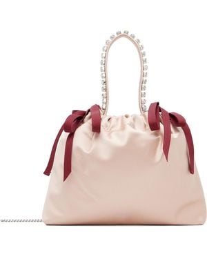 Jimmy Choo Drawstring Mini Top Handle Bag - Pink