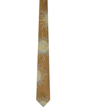 Vivienne Westwood 7Cm 'Chaos' Tie - Metallic