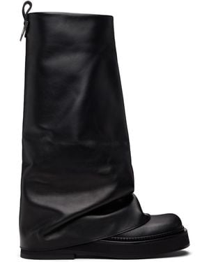 The Attico Robin Combat Boots - Black