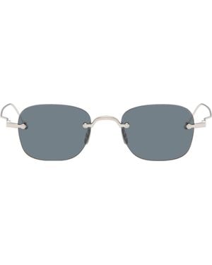 Thom Browne Rectangular Rimless Sunglasses - Grey