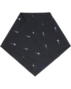 Rier Pop Flowers Scarf - Black