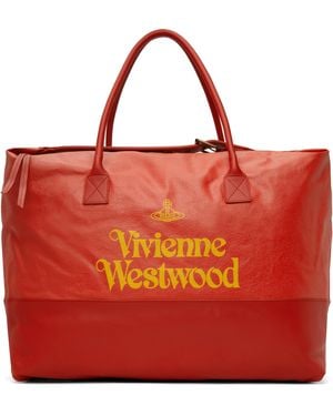 Vivienne Westwood Sid Weekender Duffle Bag - Red