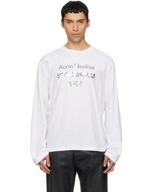 Acne Studios Logo T-Shirt - White