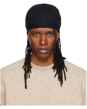Rick Owens Tower Medium Beanie - Black