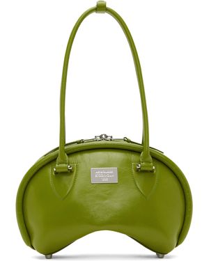 Acne Studios Petit Sac Bowlina Vert Exclusif À Ssense