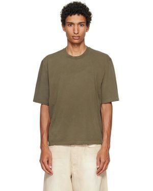 Entire studios Khaki Dart T-Shirt - Green