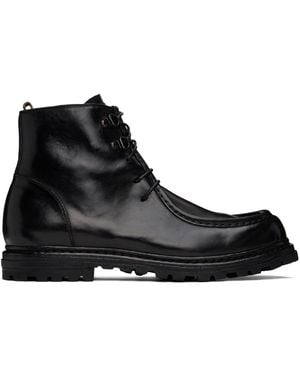 Officine Creative ブラック Volcov 010 ブーツ