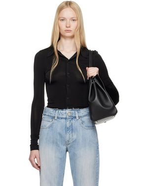 Balenciaga ブラック Garde-Robe Stretch シャツ