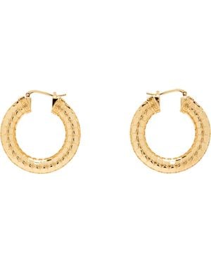 Versace Boucles D'Oreilles À Motif Greca - Noir