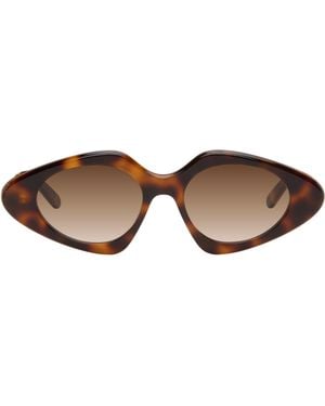 Loewe Triangle Slim Sunglasses - Black