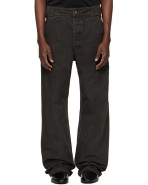 Fear Of God Washed Canvas Utility Jeans - Black