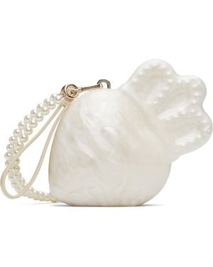 Simone Rocha Crossbody Claddagh Bag - White