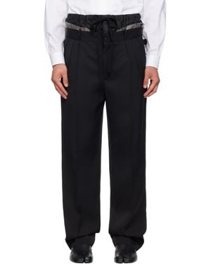 Maison Margiela 'Anonymity Of The Lining' Trousers - Black