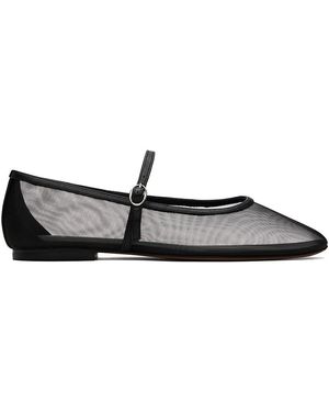 3.1 Phillip Lim メッシュ Id メリージェーン フラットシューズ - ブラック