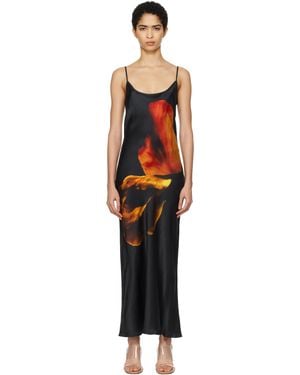 SILK LAUNDRY 1996 Midi Dress - Black