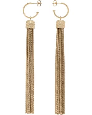 Balmain Boucles D'Oreilles À Pampille - Métallisé