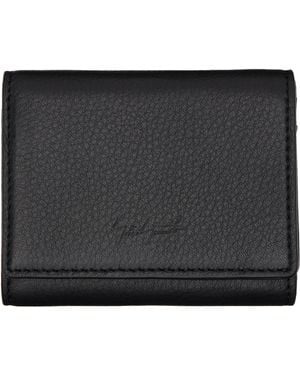 Yohji Yamamoto Compact Wallet - Black