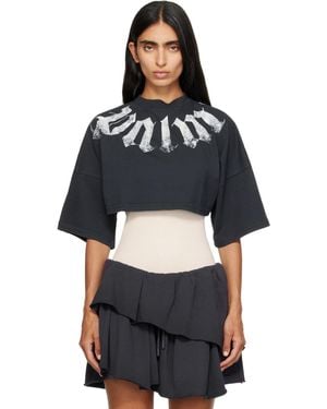 Palm Angels Big Neck Logo Mini T-Shirt - Black