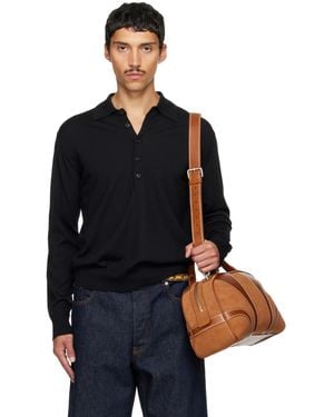 Dries Van Noten Wool Polo - Black
