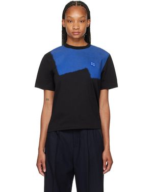 Adererror Significantコレクション ブラック Trs Tag Tシャツ