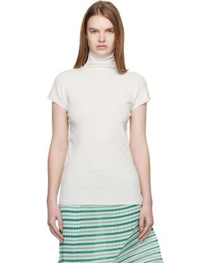 Issey Miyake December Cotton Baguette Turtleneck - Multicolour