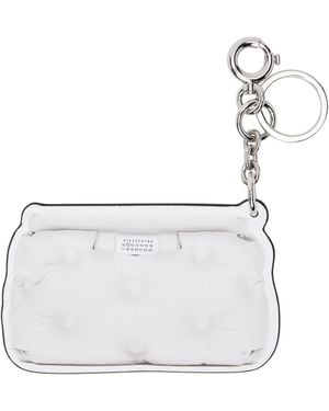 Maison Margiela ホワイト Glam Slam Classique キーチェーン