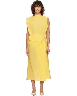 Jacquemus 'The Drap' Midi Dress - Yellow