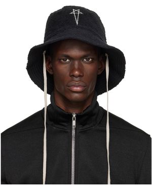 Rick Owens Temple Beach Hat - Black