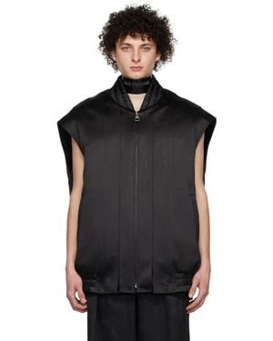 we11done Bomber Vest - Black