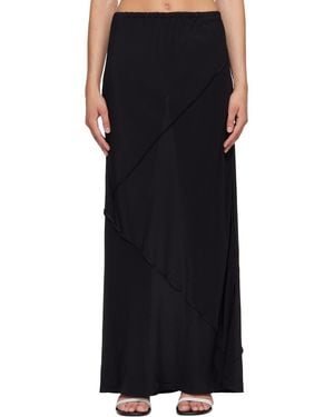 Baserange Lava Maxi Skirt - Black