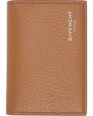 Givenchy Tan Flap Card Holder - Brown