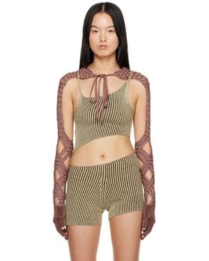 【関税込み】Isa Boulder イエロー Stash トラウザーズ Isa Boulderのイエロー Stash トラウザーズがセール中
