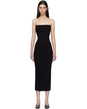 Leset Rio Bandeau Midi Dress - Black