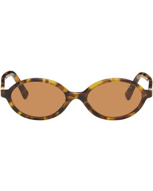 Miu Miu Miu Regard Sunglasses - Brown