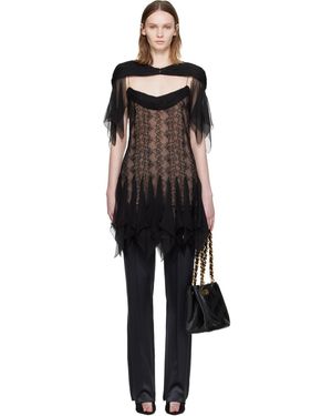 Valentino Lace Minidress - Black