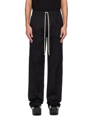 Rick Owens Temple Dietrich Drawstring Trousers - Black