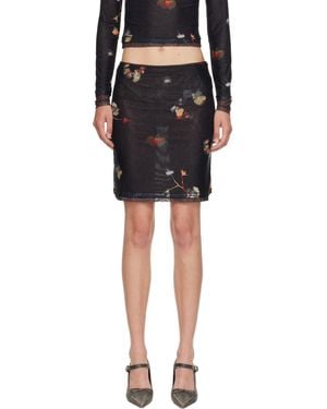 Eckhaus Latta Duet Miniskirt - Black