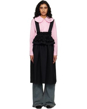 Comme des Garçons Gabardine Midi Skirt - Black
